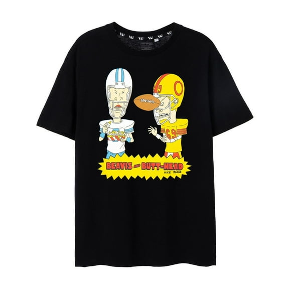 Beavis & Butthead Mens Football Short-Sleeved T-Shirt