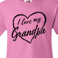 thumbnail image 4 of Inktastic I Love My Grandpa in Black Chalk Heart Youth T-Shirt, 4 of 5