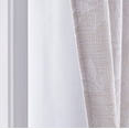 thumbnail image 2 of Jacquard Leaf Blackout Grommet Single Window Panel, 2 of 3