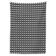 thumbnail image 3 of Ambesonne Black and White Tablecloth Rectangular Table Cover, Monochrome Curve, 52"x70", Black and White, 3 of 4