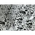 thumbnail image 4 of Ambesonne Music Quilted Bedspread Set 3 Pcs, Blues Jazz Punk Rock Sign, King Size, Black White, 4 of 5