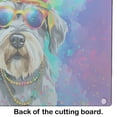 thumbnail image 3 of Schnauzer Hippie Dawg Glass Cutting Board Large 12 in x 15 in, 3 of 5