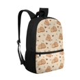 thumbnail image 2 of Uourmeti Heart-Shaped Capybara Pattern Durable Backpack for School Travel, Smooth Zippers Roomy Storage School Backpack Fashion Fashion Backpack, 2 of 6