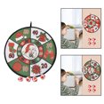 thumbnail image 1 of Juego de de dardos para niños, juego divertido de juguete, tablero de dardos de tela suave para bolas y seguro para que los niños jueguen Navidad verde Soledad Juego de mesa de dardos para niños, 1 of 8