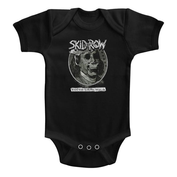 Skid Row Dead Benji Black Infant Baby Romper