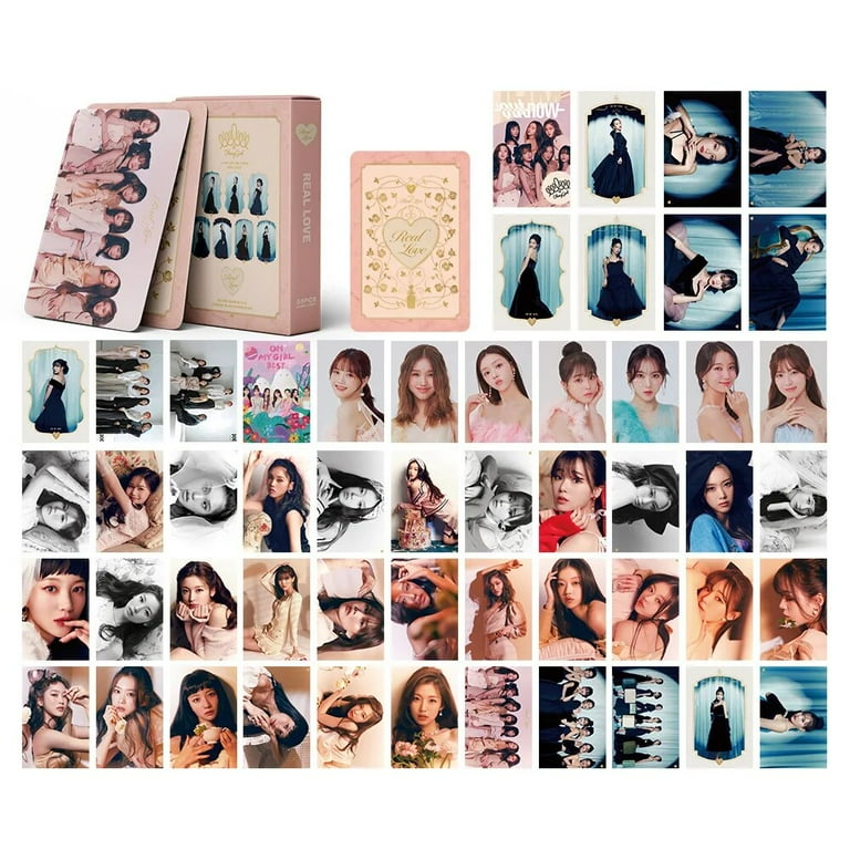 55pcs/Set Kpop MONSTA X lomo cards SHAPE of LOVE photo cards OH MY