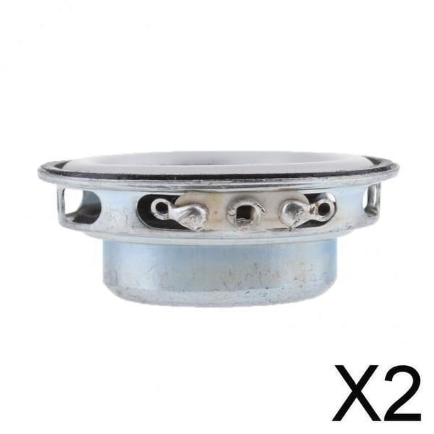 2 paquete de 4 40 mm 3 W Altavoz de reemplazo de reemplazo de reemplazo redondo de audio completo 2 piezas