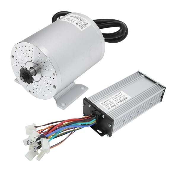 48V 2000W Motor Brushless Controller, 48V 2000W Motor Controller with Throttle Grip Aluminum Alloy for Electric Bike for Tricycle for Scooter