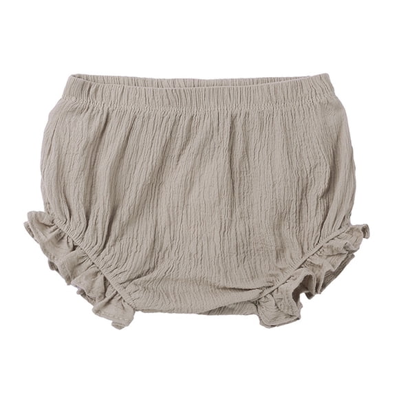 Shorts pour Tout-Petits Sûrs Doux Respirants Couleur Unie Shorts Garçons Filles 0-2 Ans