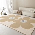 thumbnail image 1 of Living Room Crystal Velvet Carpet Non-slip Flower Print Area Rug Home Decoration Nordic Washroom Floor Mat Table Large Carpets My Lux Decor Round, 1 of 14