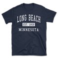 thumbnail image 1 of Long Beach Minnesota Classic Established Men's Cotton T-Shirt, 1 of 1