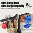 Garage Garden Tool Organizer Wall Mount, Heavy Duty Garage Tool Storage
