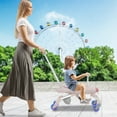 thumbnail image 4 of Infans 2-in-1 Kids Ride-on Push Car w/ LED Lighted Wheels Removable & Adjustable Handle, 4 of 7