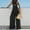 Black, variant on Women Jumpsuits Formal Halter Sleeveless Baggy Long Pants Cutout One Piece Jumpsuits Crew Neck Baggy Overalls Going Out Date Night Womens Rompers For Summer M