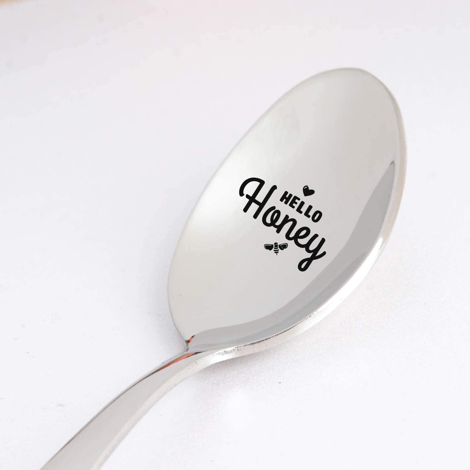 Cute Queen Bee Tea Coffee Spoon for Women Mothers Day/Birthday/Christmas Gifts Funny Queen Bee Spoon Engraved Best Gifts For Wife Girlfriend Sister Fiancee Her