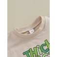 thumbnail image 4 of Infant Baby Sweatshirt Romper Spring Long Sleeve Round Neck Print Bodysuit Playsuit, 4 of 8