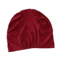 thumbnail image 3 of Cubierta de turbante de turbante musulmán Cabeza Cabezas envoltura Rojo, 3 of 9
