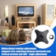 thumbnail image 2 of Portable Monitor Bracket Adapter 75mm Hole Spacing, 17mm Ball Head, Horizontal And Vertical Mount, Black, 2 of 5