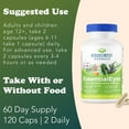 thumbnail image 3 of RidgeCrest Herbals EssentialEyes, Natural Eye Vitamin Supplements, Contains Lutein, Zeaxanthin, Bilberry Extract, Supports Eye and Vision Health (120 Vegan Caps, 30 Serv), 3 of 7