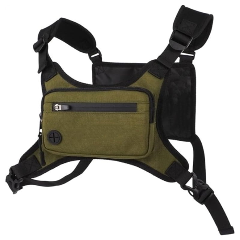 Lightweight Water-Resistant Running Vest with Phone Pocket & Extra Storage, Water Resistant Chest Pack, Lightweight Running Vest