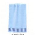 thumbnail image 4 of Aoznliie Bath Towel,Quick-drying Cotton Bath Towels,14x 30 in Soft & Absorbent Bath Towels for Bathroom Hotel Gyms,Pink, 4 of 7