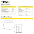 thumbnail image 5 of Thor Kitchen TBC2401DI 24 in. 21 Bottles & 95 Cans Indoor Independent Dual Zone Wine Cooler, 5 of 9