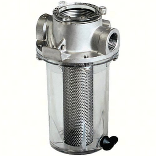 Groco Intake Strainer with Filter Basket 1 1/2 in 