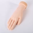 thumbnail image 4 of Nail Art Practice Hand Model Flexible Movable Soft Model Hands Training Model Manicure Tool, 4 of 7