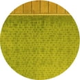 thumbnail image 1 of Ahgly Company Machine Washable Indoor Square Transitional Dark Golden Rod Brown Area Rugs, 3' Square, 1 of 7