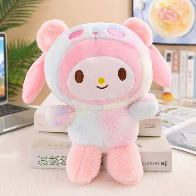 Sanrio Kawali Kuromi Hello Kitty My Melody Cinnamoroll almohada de felpa Anime para niños, colección de dibujos animados para halloween, 23CM23cm13 Fivean Toy model