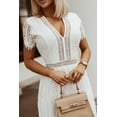 thumbnail image 4 of FOLUNSI Boho Chic Maxi, Lace Waist, Dreamy Fit, 4 of 8
