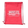 thumbnail image 2 of Cotton Motivational Gym Quote Bag, Gym Backpack with Inspirational Gym Quotes, 2 of 2
