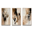 thumbnail image 2 of Designart "Mindful Abstraction in Brown III" Abstract Framed Wall Art Set Of 3 - Brown Abstract Frame Gallery Wall Set For Home Decor, 2 of 7