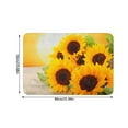 thumbnail image 3 of Riforla Bath Mats for Bathroom Bathroom Mats Rugs No Silp Yellow Sunflower Washable Cover Floor Rug Carpets Floor Mat Bathroom Decorations 20x32 Inches for Kitchen Bedroom Indoor Carpet Yellow, 3 of 9