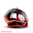 thumbnail image 2 of Amdohai Universal Motorcycle Helmet Night Riding LED EL Cold Light Strip Signal Flashing Stripe Sticker Decoration Kit Bar Bike Bicycle, 2 of 8
