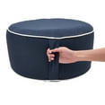 thumbnail image 3 of Saro Lifestyle Simply Solid Indoor/Outdoor Inflatable Ottoman, 3 of 5