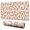 White Christmas Gingerbread, variant on Long Mouse Pads for Desk,White Christmas Folk Pattern Desk Mats on Top Of Desks, Desk Mouse Pad Extra Large with 3mm Non-Slip Base and Stitched Edge for Gaming,Office,Work,Home 31.5x11.8in