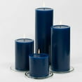 thumbnail image 2 of Richland 4" x 6" Navy Blue Pillar Candle, 2 of 2