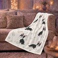 thumbnail image 6 of Playful Boston Terrier Puppies Cartoon Illustration Dog Lover, Playful Pet Portrait Pattern, Warm Flannel Blanket for Living Room and Bedroom, Dog Lovers Just Because Gift, Pet Lover Home Decor, 6 of 9
