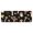 Brown Mushroom Leaf, variant on Brown Mushroom Daisy Dark Pattern Kitchen Rug Mat,Kitchen Runner Rugs Non Skid Washable,Decorative Kitchen Floor Mats for Kitchen,Sink,Laundry,17"x47.2"