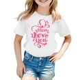 thumbnail image 4 of Bouquet Cute Printed Girls' Solid Color Casual Top, 4 of 4