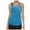 Blue, variant on Breathable Sleeveless Women's Backless Yoga Tank Top O-Neck Workout Blouse Comfortable Lightweight Summer Activewear