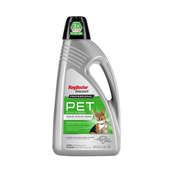 Rug Doctor by BISSELL Deep Carpet and Upholstery Cleaner, Removes Pet Stains & Odors, 80oz