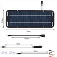 thumbnail image 4 of 3X 12V 30W Panel Solar PortáTil Car Boat Power Panel Solar Cargador de BateríA Mantenedor para Coche Motocicleta Tractor RV, 4 of 5