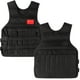 thumbnail image 2 of Chaleco de entrenamiento con peso ajustable para ejercicio físico, con capacidad de 20 kg (negro), 2 of 12