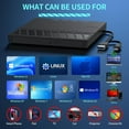 thumbnail image 5 of AUBEAMTO External CD/DVD Drive for Laptop 7-in-1USB Portable CD/DVD Player Burner, High-Speed External Disk Drive with SD/TF Card Reader, 4 USB 3.0 Ports, Compatible with Windows 11/10, Linux, Mac, 5 of 7