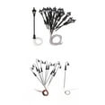 thumbnail image 1 of Ensemble de 30 Mini Chemin de Fer Conduit Lampadaire de Chemin de Fer Disposition 1:150, 1 of 8