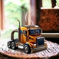 thumbnail image 4 of Semi Trailer Truck Coffee Mug - Stainless Steel Handmade Creative Car Shaped Cup with Lid, 16oz Travel Tumbler for Truck Drivers, Valentines Day Gift, Birthday| For Coffee Lovers on the Road, 4 of 7