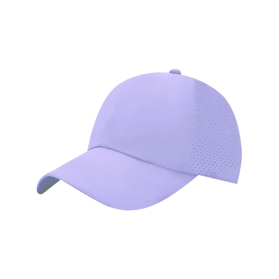 Ponytail Baseball Cap Hollow‑out Mesh Back Sun Hat Adjustable Breathable Sports Trucker Cap Outdoor Travel Running UV‑Protection Head‑Accessory for Women