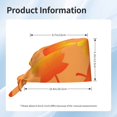 thumbnail image 5 of Salouo Fall Maple Leaves Print Adjustable Working Caps,1 Pcs Working Hats Elastic Scrub Hats Elastic Tie Back Hats Unisex Nurse Scrub Cap Nurse Hats ,One Size, 5 of 7